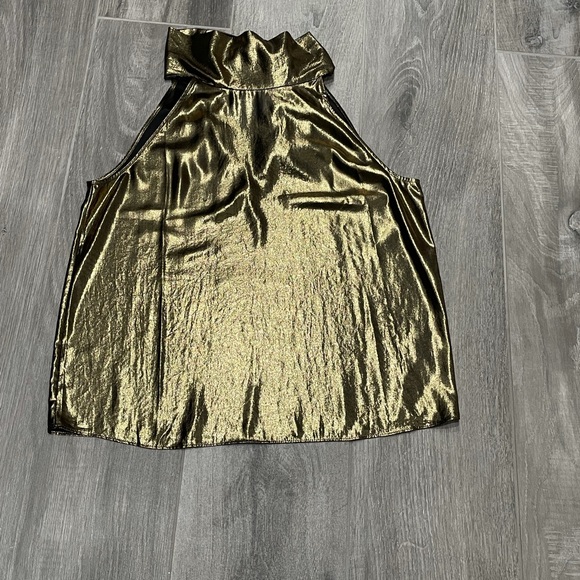 NWT Generation Love Gemma gold metallic top - XS - Picture 8 of 9